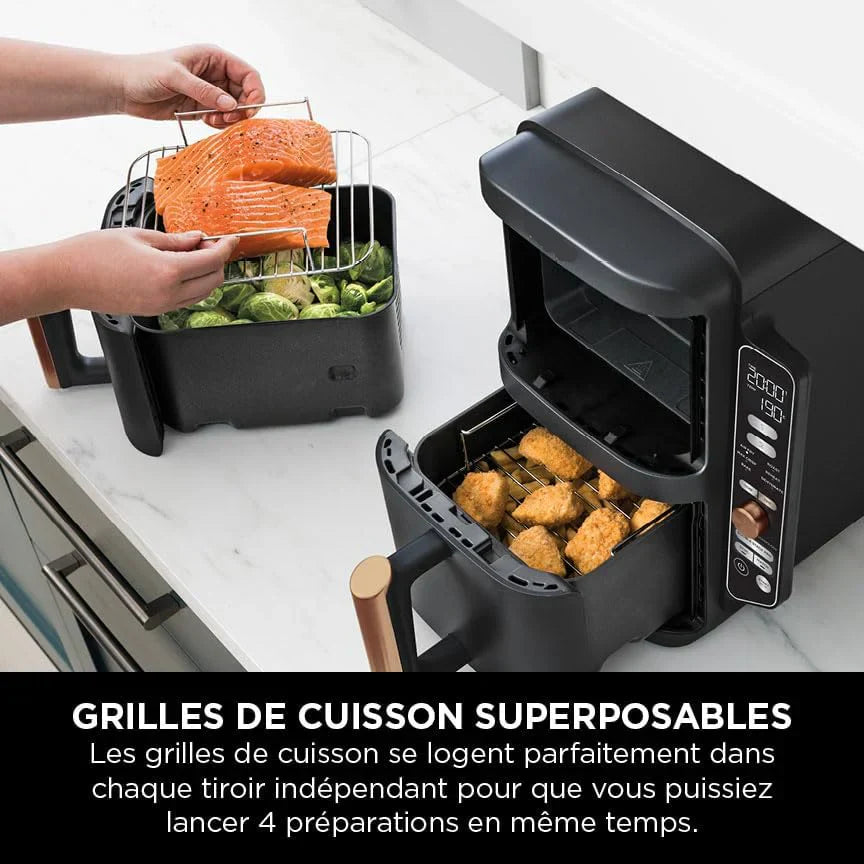 Airfryer DuoCrunch - La Friteuse à Air Double Étage Pratique et Efficace